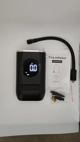 Mini Compressor Calibrador Digital CZK-3668 Sem Fio - Kit Completo c/ Bicos