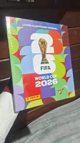 Álbum Oficial FIFA World Cup 2026 Panini - Capa Dura. Novo, lacrado.