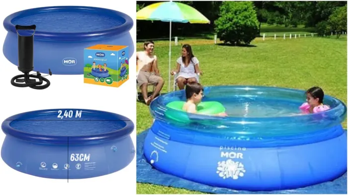 Piscina 2400 Litros + Bomba / Entrego / Ac Cartão / Parcelo até 12x