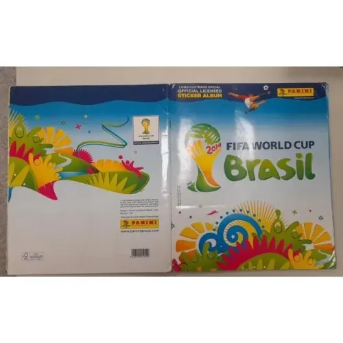  *copa do mundo 2014 - álbum de figurinhas completo 