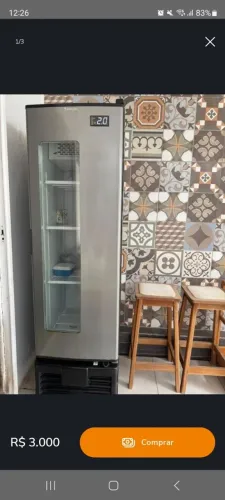 Freezer expositor cervejeiro 