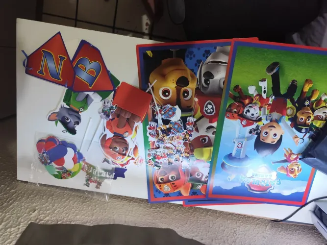 DECORAÇÃO PATRULHA CANINA PARA ANIVERSÁRIO + FANTASIA PET CHASE