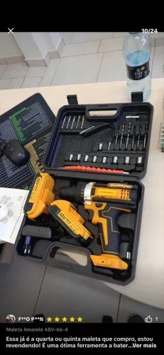 VENDE-SE PARAFUSADEIRA FURADEIRA 48V DUAS BATERIAS COM MALETA!