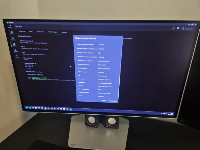 Monitor Gamer Samsung Odyssey OLED G6 240Hz 27"