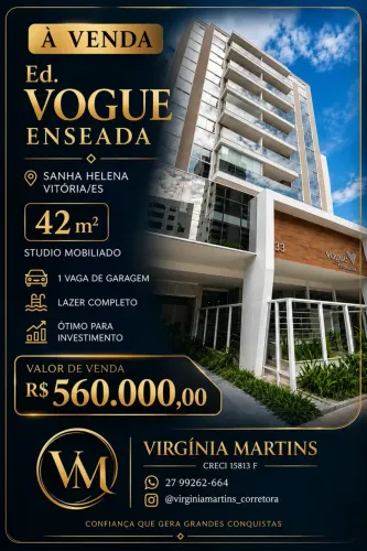 Imóvel para venda com 42 metros quadrados com 1 quarto em Santa Helena - Vitória - ES