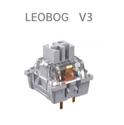 Switches LEOBOG Graywood V3 - Linear (Teclado Mecânico)