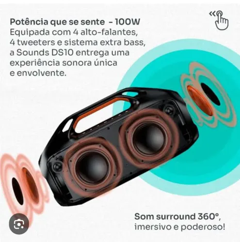 Caixa de som DANXDS10
