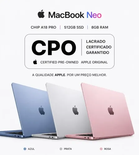 MacBook Neo 512GB CPO com 1 ano de garantia (apple)