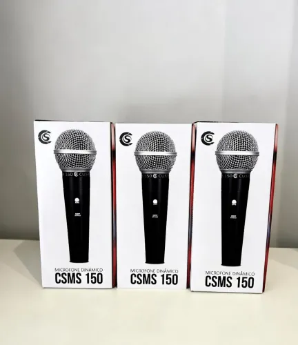 MICROFONES COM FIO ( KIT COM 3)