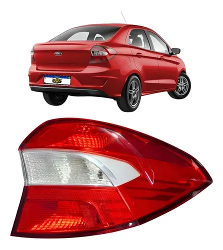 Lanterna Direita Ford Ka Sedan 2019 2020 2021 2022 Direito/passageiro Cristal