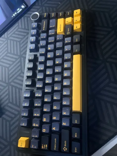 Aula F75 Teclado mecânico tri mode!