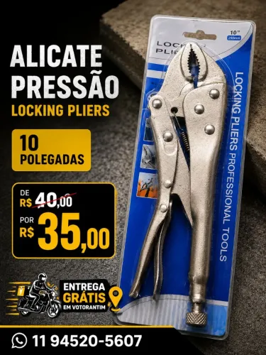 Alicate De Pressão Grande - 10 Polegadas