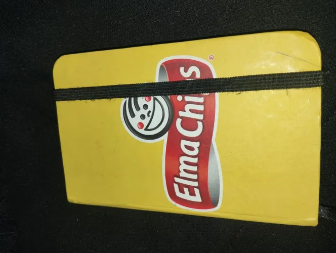 CADERNO ELMA CHIPS COLECIONADOR ANOS 90.