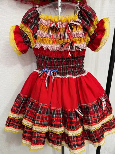 Vestido de Quadrilha Barato! 70,00