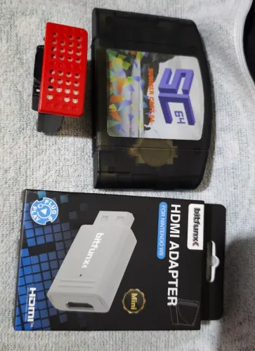 expansion pak com everdrive e adaptador de HDMI
