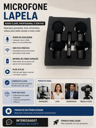 Microfone sem fio 