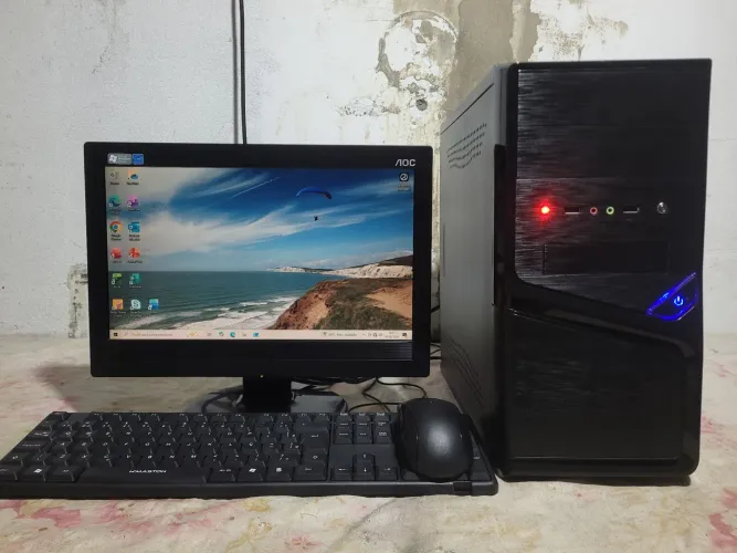 PC COMPLETO DDR3 4GB ACEITO CARTÃO DO GARANTIA 370$