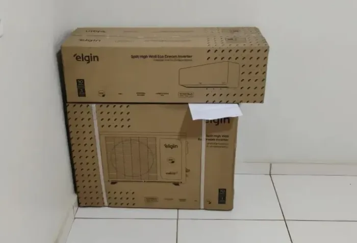 Ar Condicionado Split Elgin Eco Inverter II 18000 BTUs - Novo na Caixa.