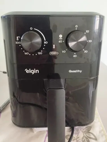 Fritadeira Elétrica Air Fryer Quad Fry 4,2 L,1400w Preto Elgin
