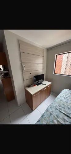 Móvel + Painel TV bege com madeira