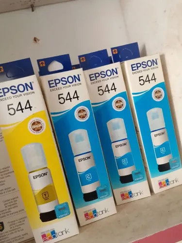 Tinta Epson 544 azul e amarelo 