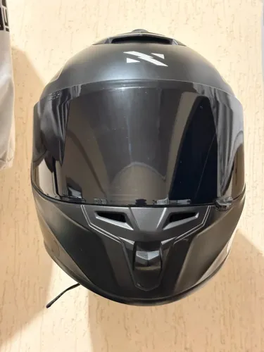 Capacete Norisk Supra Preto Fosco - Viseira Fumê | Tam. 54