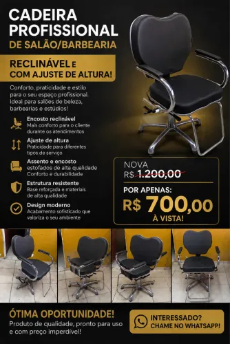 Móveis para salão ou barbearia
