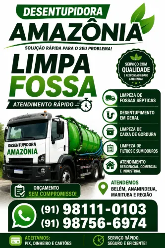 LIMPA FOSSA - DESENTUPIDORA AMAZÔNIA