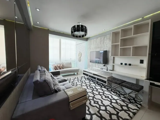 CONDOMINIO SOLAR DOS FRANCESES COM 3 QUARTOS SENDO 2 SEMI SUITE , 1 SUITE ANDAR ALTO