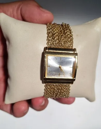 Relógio Guess Feminino Original Dourado Mesh C/ Caixa - Excelente Estado