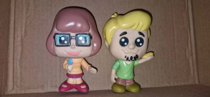 Scoobydoo miniaturas personagens colecionaveis