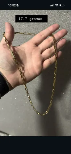 Cordão de ouro 18 k $11.950