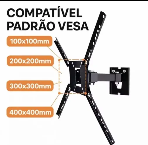 Suporte articulado Vesa TV /Monitor até 30 kg