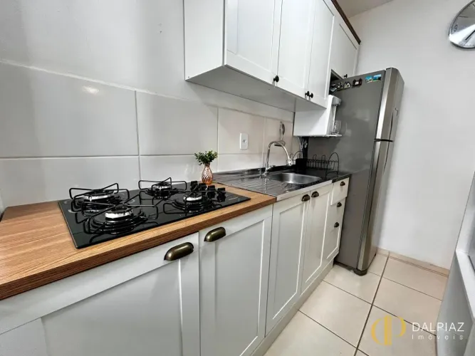 Apartamento semi-mobiliado à venda na Bela Vista - Palhoça | 2 dormitórios | Sacada com ch