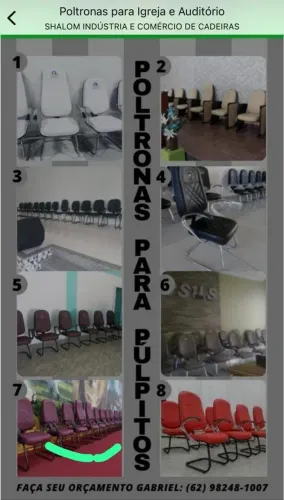 Poltronas para igreja