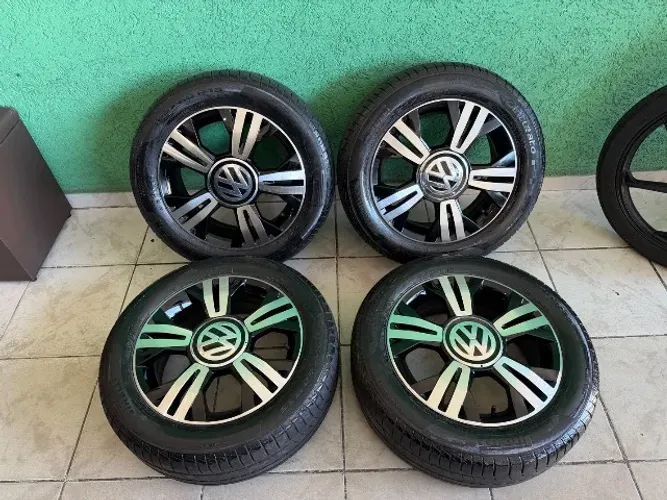 Rodas Originais Vw Up Pepper Extreme com Pneus Pirelli p1 185/60/15