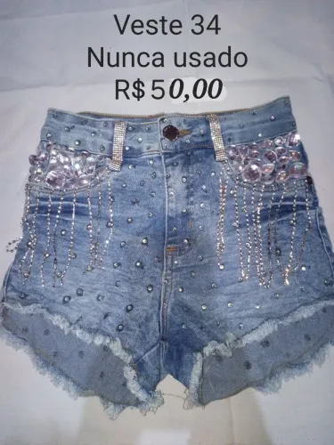 Short de strass NOVO