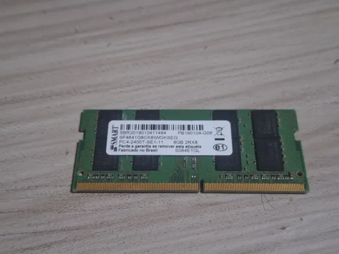 Memória RAM 8GB DDR4 2400MHz Notebook - Smart (Original)