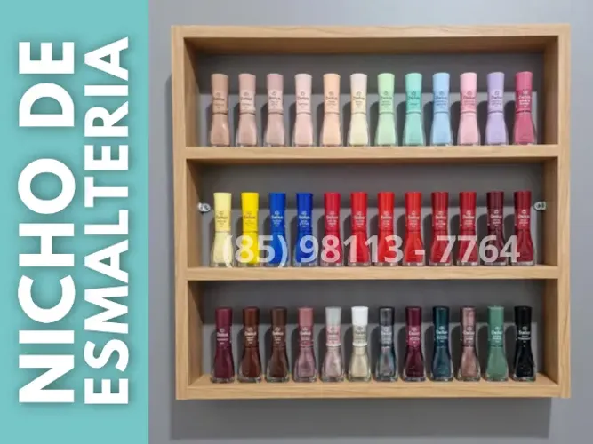 Nicho de Esmalteria | Nicho para Esmaltes | Esmalteria