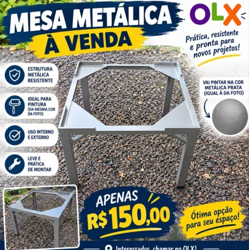 Mesa metálica