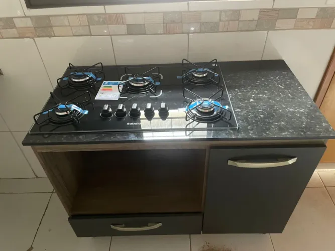 Armário para cooktop