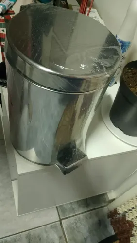 Lixeira aço inox