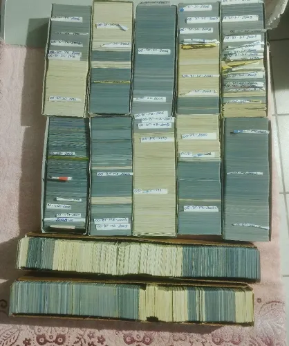 Cartões telefônicos usados