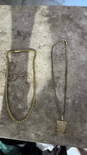 Cordão banhado a ouro
