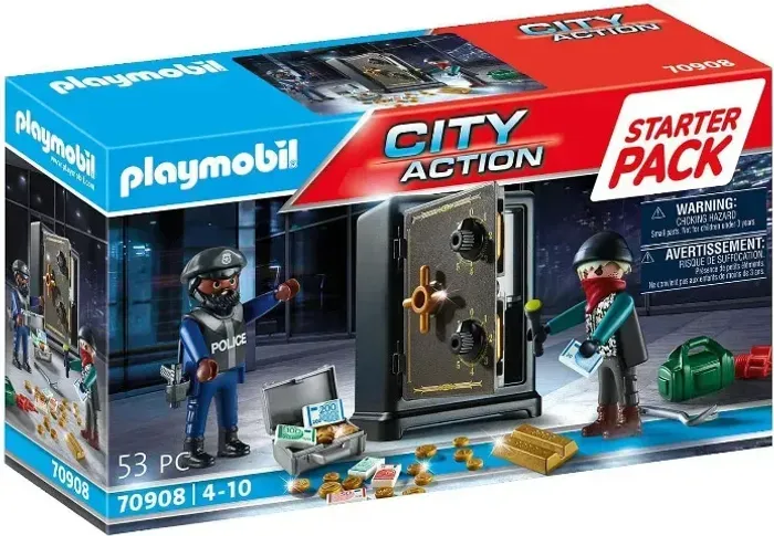 Playmobil 70908 Assalto / Roubo A Banco City Action 53 Peças