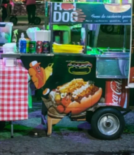 Carrinho de hot dog e lanche Personalizado 