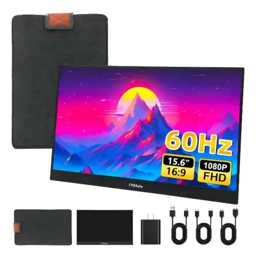 Monitor Portátil 15.6 1080p Hdr Hdmi, Ideal para notebook, tablete, pc etc. (PRODUTO NOVO