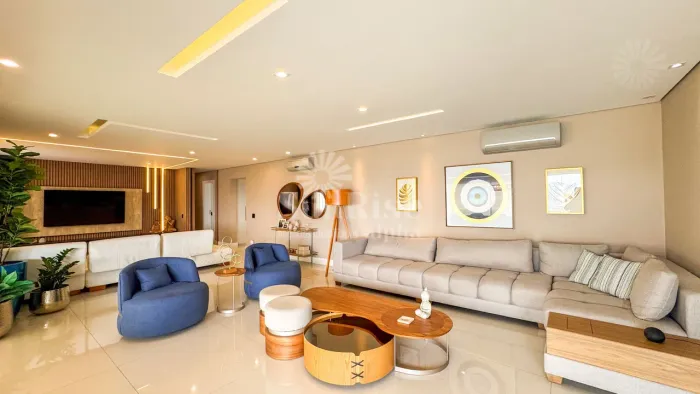 Condomínio Essencia Alphaville - Apartamento mobiliado | 3 suítes - 3 vagas - 212m² - R$4.