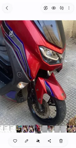 Nmax 160 versão homem aranha