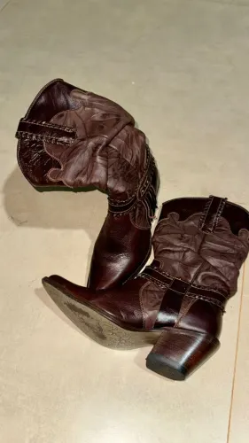 Bota Country Feminina Vimar Boots Marrom Nº 32